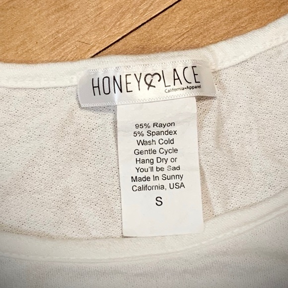 NWOT Honey & Lace-top - Picture 4 of 7